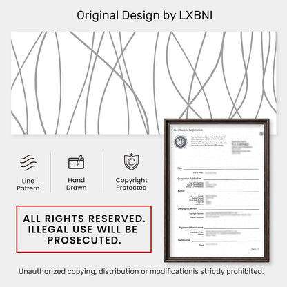 LXBNI No Hook Grey White Striped Shower Curtain with Snap in Fabric Liner Set - Hotel Liner Set with See Through Mesh Top Window,Machine Washable, 71x74 INCH